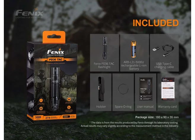 Ліхтар Fenix PD36 TAC Фото 3